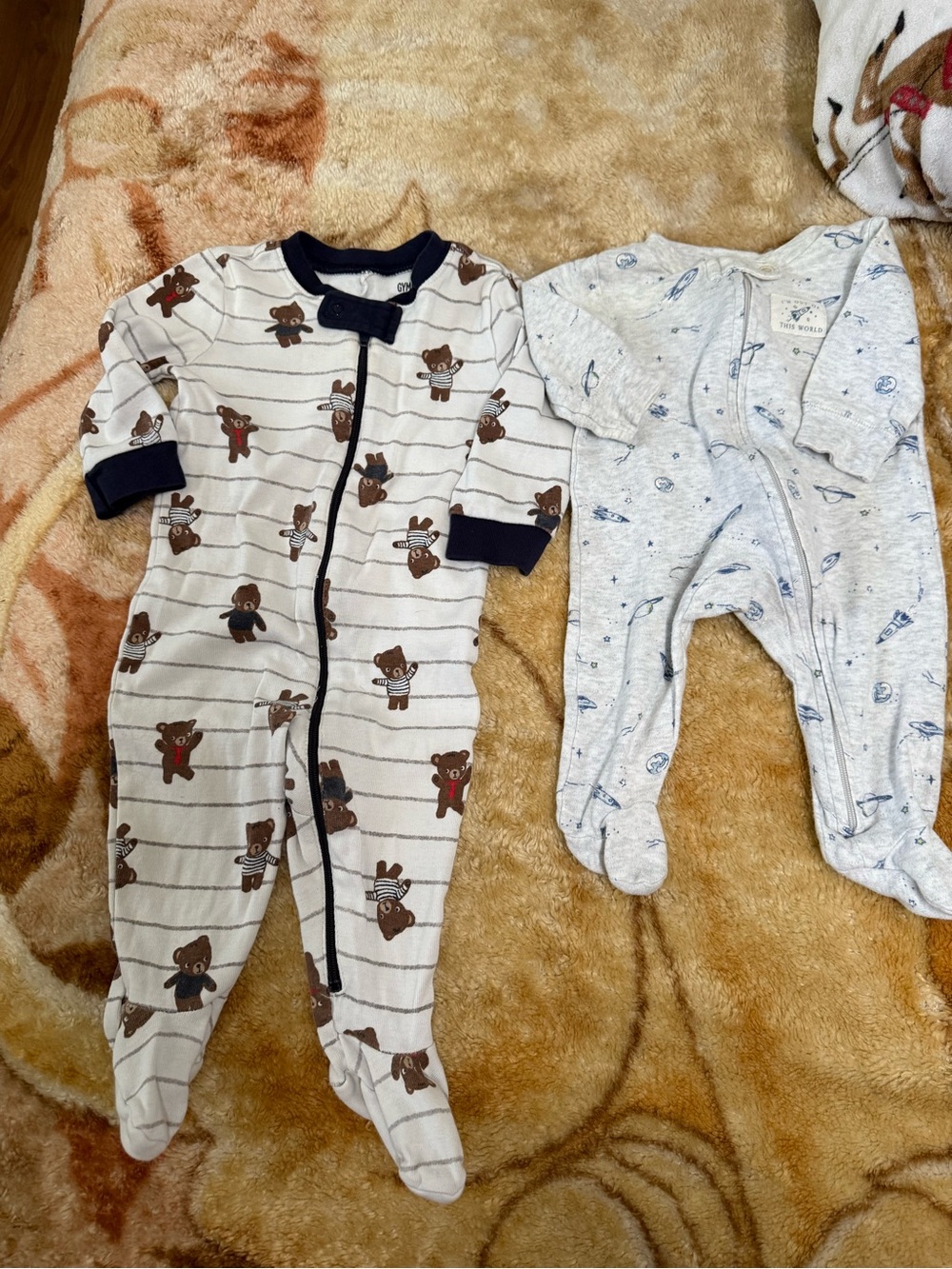 2 piece 3month and 3-6month footies